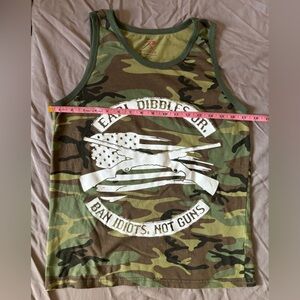 Rothco Earl Dibbles Jr. Camouflage Sleeveless T-Shirt Patriotic Men's Small